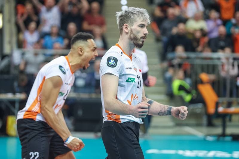 Volleyball. CEV Champions League. Jastrzebski Wegiel - Halbank Ankara. 04.05.2023