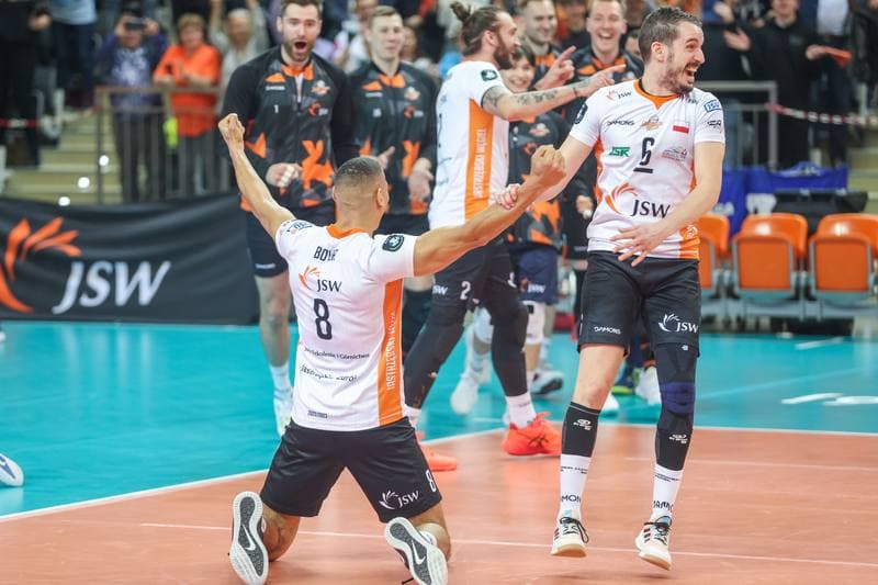 Volleyball. CEV Champions League. Jastrzebski Wegiel - Halbank Ankara. 04.05.2023