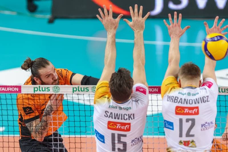 Volleyball. PlusLiga. Jastrzebski Wegiel - Trefl Gdansk. 09.04.2023
