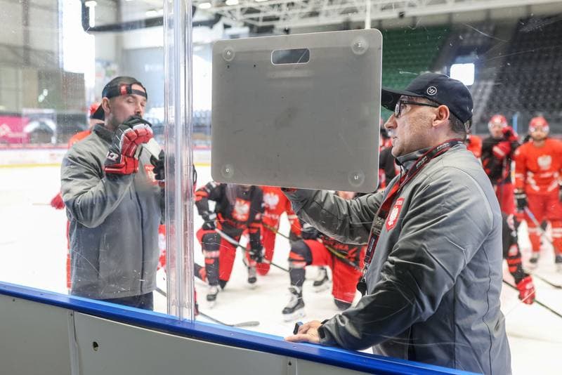 Ice Hockey. Poland national team. Training. 10.04.2023