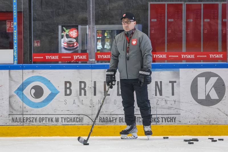 Ice Hockey. Poland national team. Training. 10.04.2023