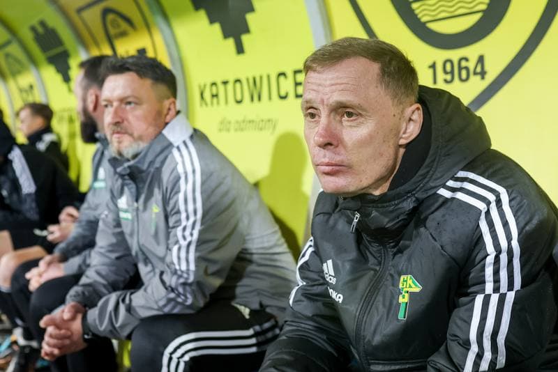 Football. Fortuna I Liga. GKS Katowice - Gornik Leczna. 15.04.2023