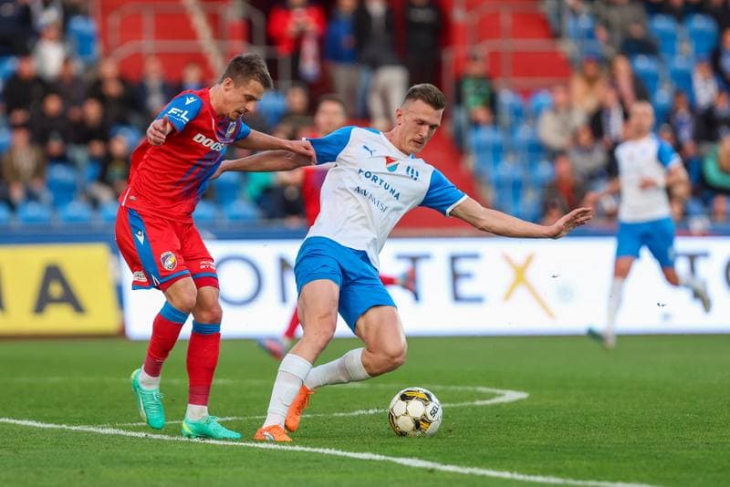 Football. Fortuna:Liga. Banik Ostrava - Viktoria Plzen. 16.04.2023