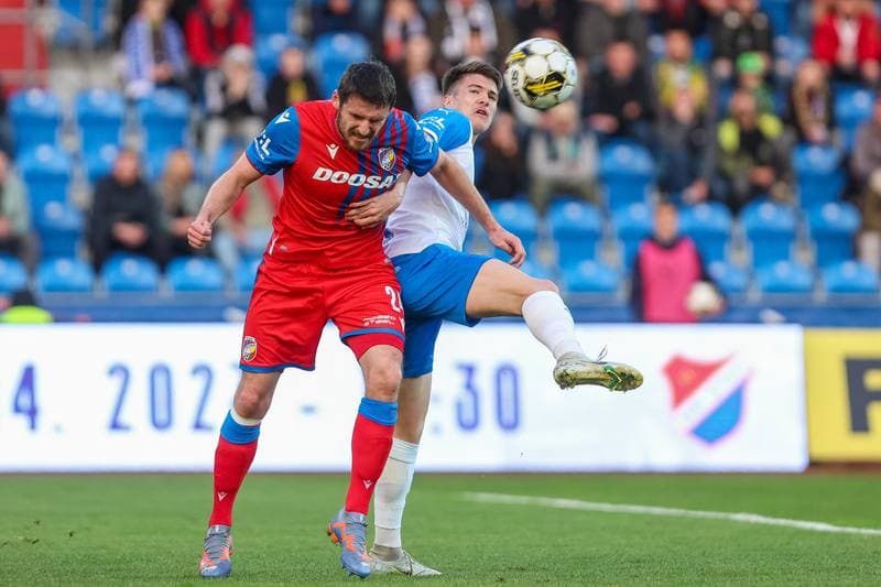 Football. Fortuna:Liga. Banik Ostrava - Viktoria Plzen. 16.04.2023