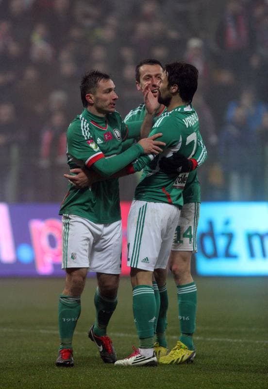 Football. T-Mobile Ekstraklasa. Podbeskidzie Bielsko-Biala - Legia Warsaw. 08.03.2013