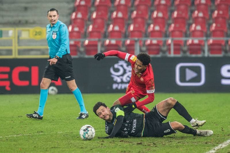 Football. Fortuna I Liga. GKS Tychy - Widzew Lodz. 03.12.2020
