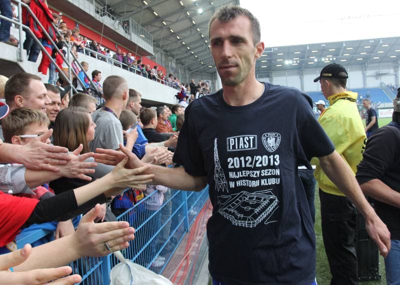 Football. T-Mobile Ekstraklasa. Piast Gliwice - GKS Belchatow. 02.06.2013