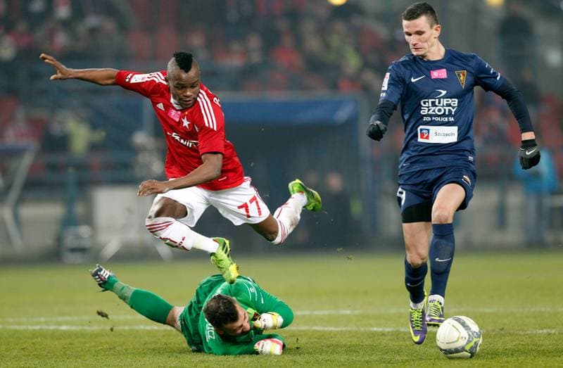 Football. T-Mobile Ekstraklasa. Wisla Krakow - Pogon Szczecin. 16.12.2013