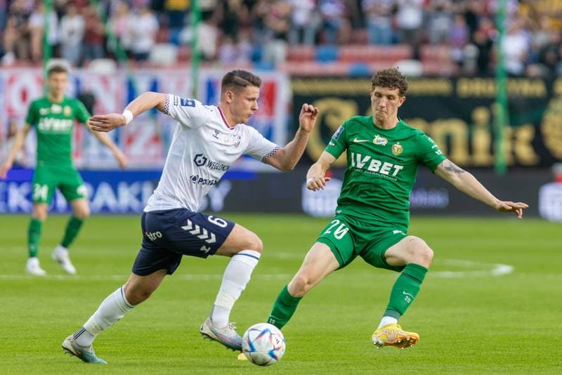 Football. PKO BP Ekstraklasa. Gornik Zabrze - Slask Wroclaw. 23.04.2023
