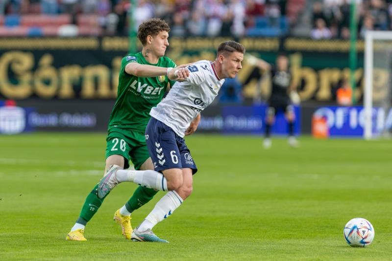 Football. PKO BP Ekstraklasa. Gornik Zabrze - Slask Wroclaw. 23.04.2023