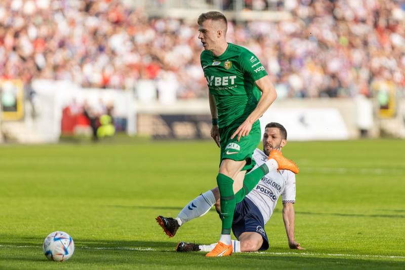 Football. PKO BP Ekstraklasa. Gornik Zabrze - Slask Wroclaw. 23.04.2023