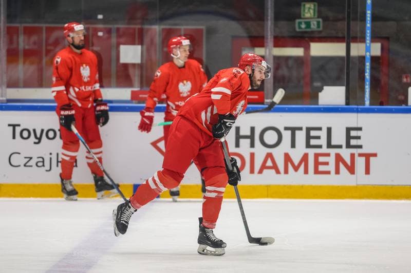 Ice Hockey. Poland national team. Training. 24.04.2023