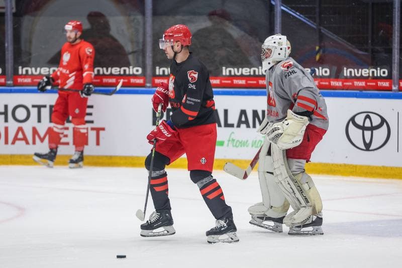 Ice Hockey. Poland national team. Training. 24.04.2023