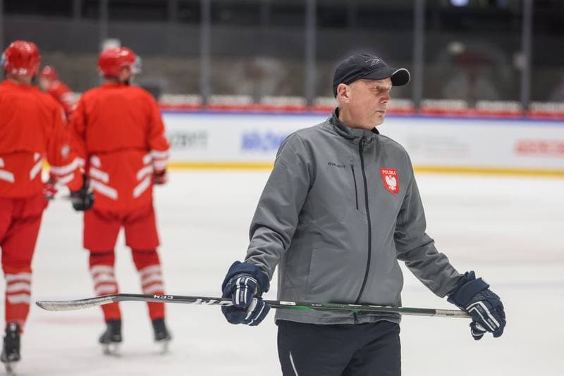 Ice Hockey. Poland national team. Training. 24.04.2023
