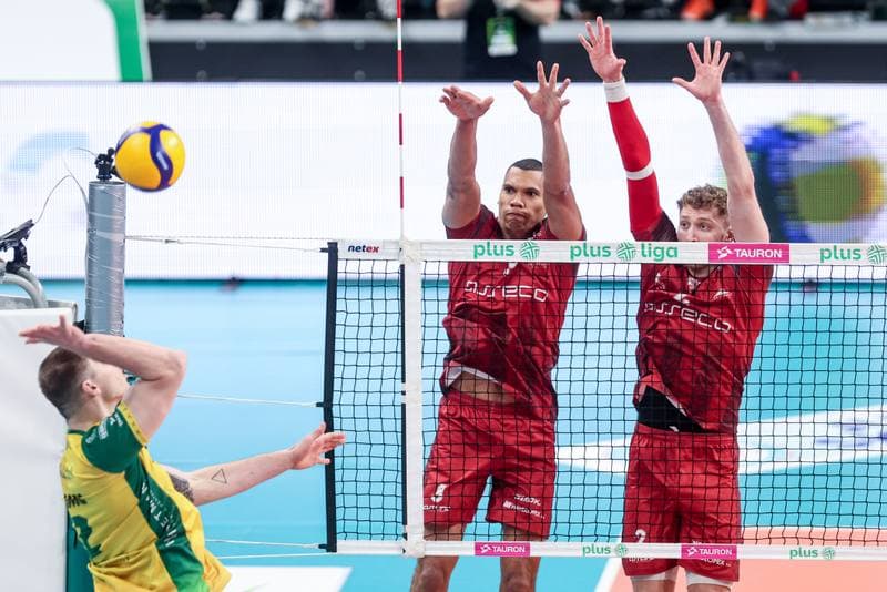 Volleyball. PlusLiga. Aluron CMC Warta Zawiercie - Asseco Resovia Rzeszow. 29.03.2025