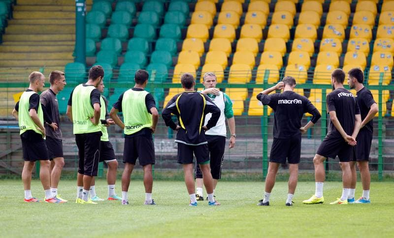 Football. GKS Katowice. Training. 28.05.2015