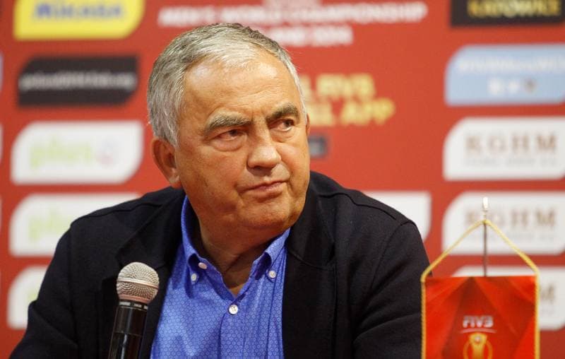 Volleyball. Korea. Press Conference. 03.09.2014