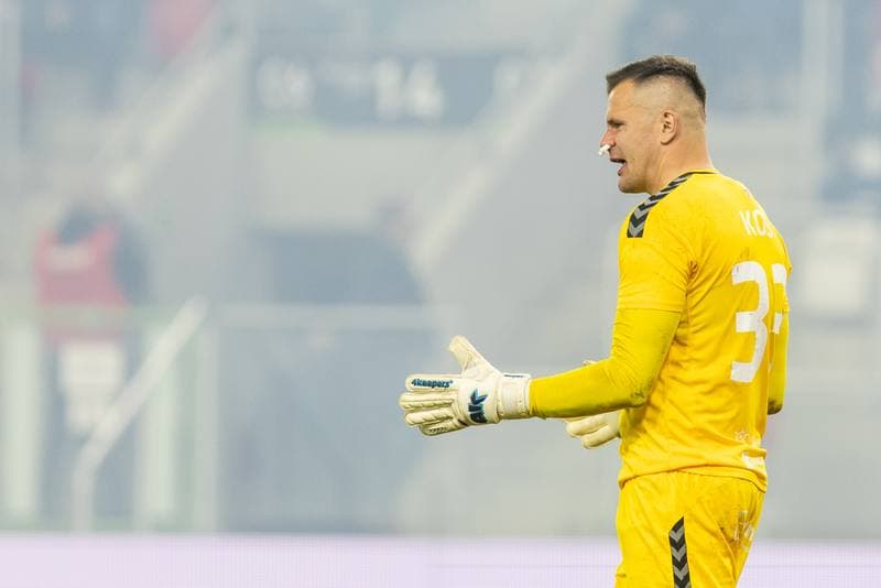 Football. Fortuna I Liga. Zaglebie Sosnowiec - LKS Lodz. 28.04.2023