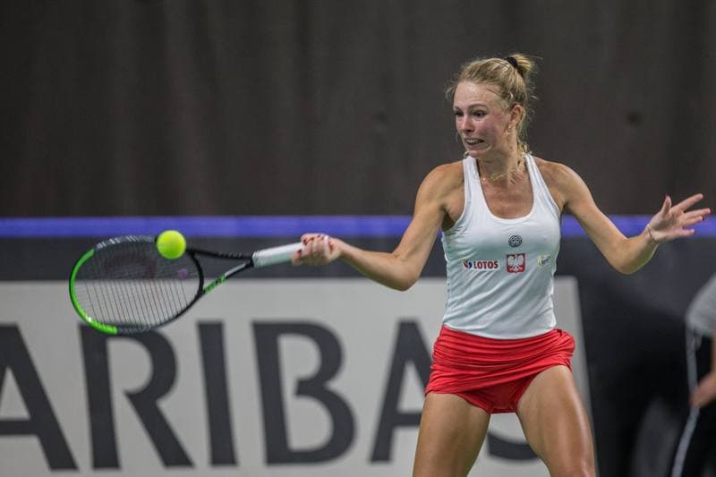 Tennis. Billie Jean King Cup. Poland - Brazil. 16.04.2021