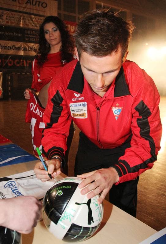 Football. Gornik Zabrze. Presentation. 11.02.2012