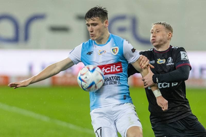 Football. PKO BP Ekstraklasa. Piast Gliwice - Pogon Szczecin. 29.04.2023
