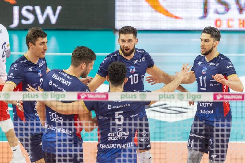 Volleyball. PlusLiga. Jastrzebski Wegiel - Grupa Azoty ZAKSA Kedzierzyn-Kozle. 03.05.2023