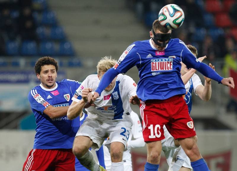 Football. PKO BP Ekstraklasa. Piast Gliwice - Lech Poznan. 20.12.2015