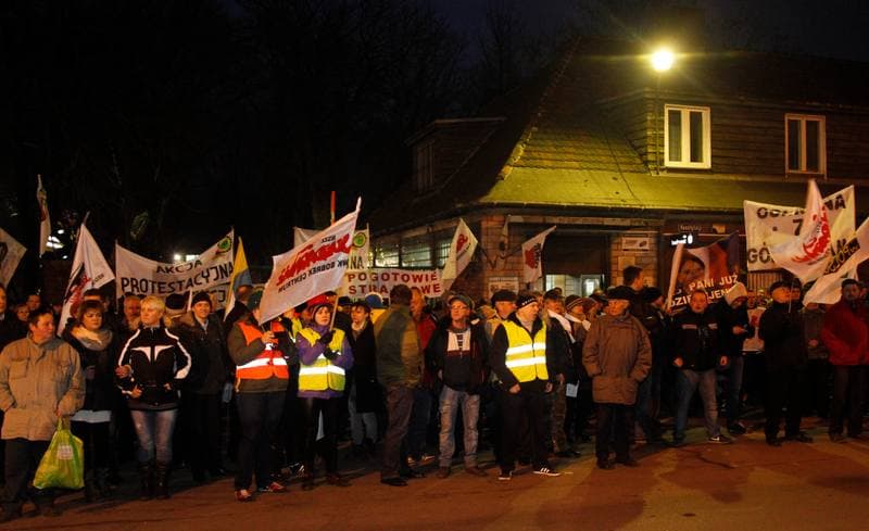 Coal Mining Protest. Bytom. 14.01.2015