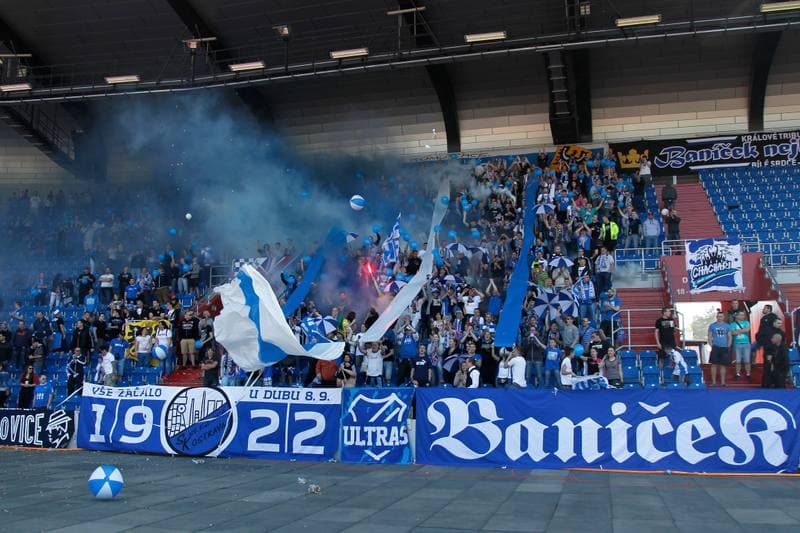 Football. Synot Liga. Banik Ostrava - Bohemians 1905. 07.05.2016