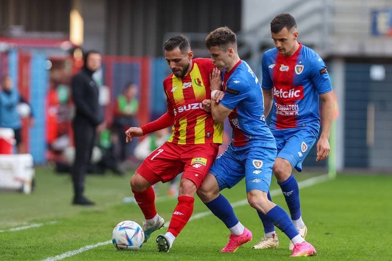Football. PKO BP Ekstraklasa. Piast Gliwice - Korona Kielce. 12.05.2023