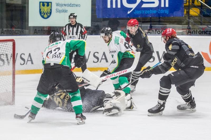 Ice Hockey. Polska Hokej Liga. JKH GKS Jastrzebie - Comarch Cracovia. 27.03.2021