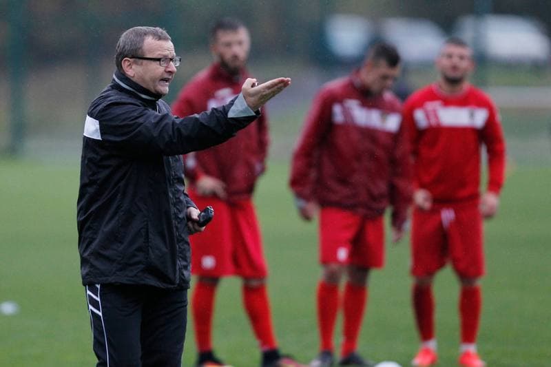 Football. Zaglebie Sosnowiec. Training. 03.10.2016