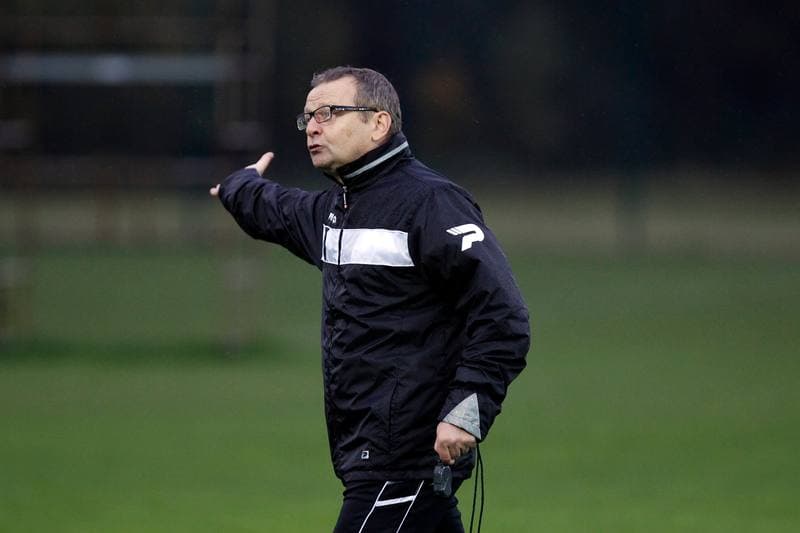 Football. Zaglebie Sosnowiec. Training. 03.10.2016