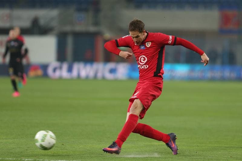 Football. Lotto Ekstraklasa. Piast Gliwice - Cracovia Krakow. 18.11.2016