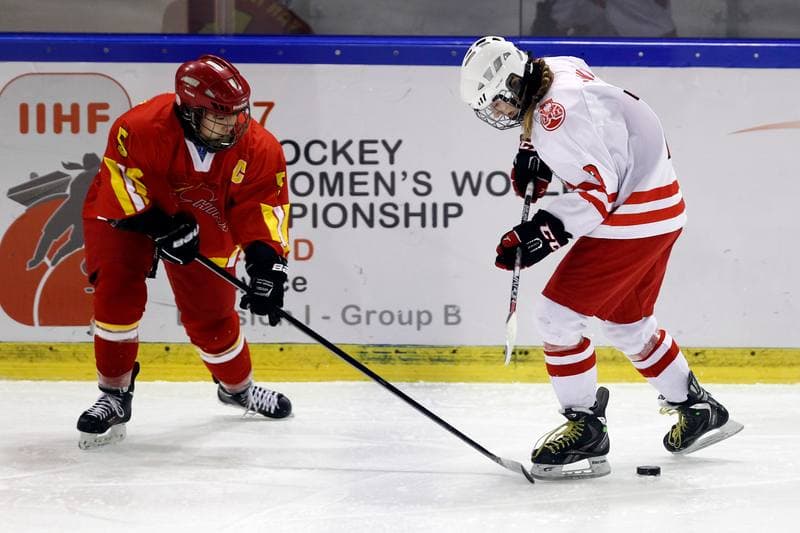 Ice Hockey. U18 Women's World Championship. Poland - China. 14.01.2017