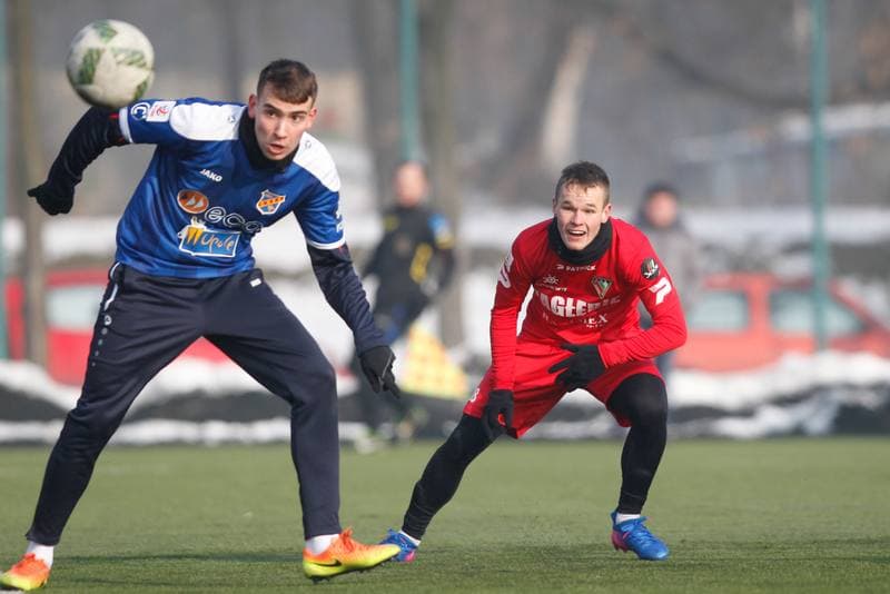 Football. Sparing. Zaglebie Sosnowiec - Odra Opole. 28.01.2017