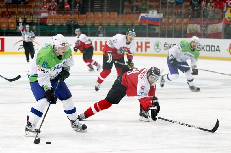 Ice Hockey. World Championship Division 1A. Austria - Slovenia. 29.04.2016
