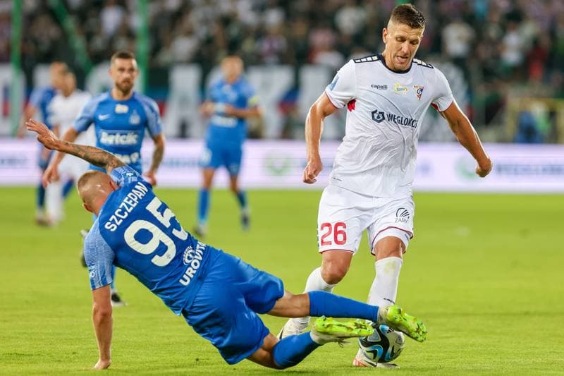 Football. PKO BP Ekstraklasa. Gornik Zabrze - Ruch Chorzow. 15.09.2023