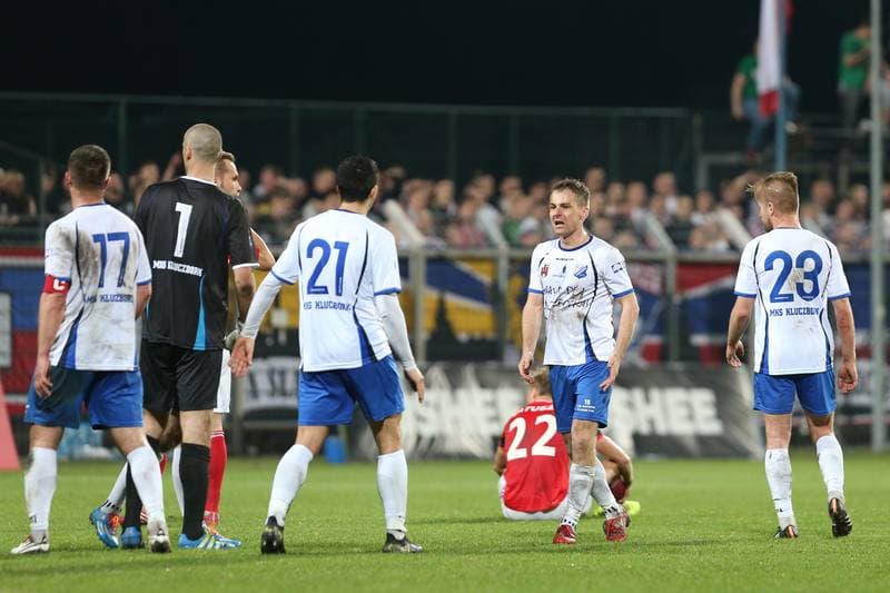 Football. Nice I Liga. MKS Kluczbork - Gornik Zabrze. 01.04.2017