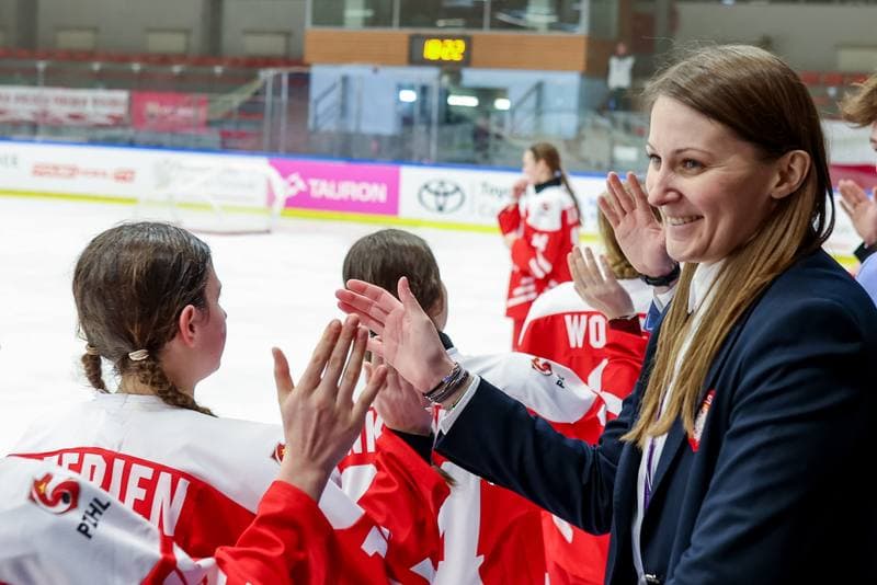 Ice Hockey. Women's U18 World Championship Division 1B. Poland - Korea. 10.01.2023