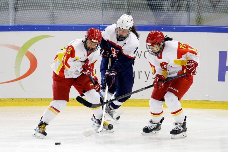 Ice Hockey. Women's World Championship. Slovakia - China. 11.04.2017