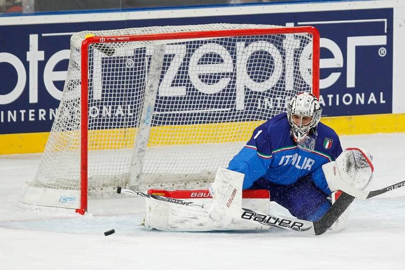 Ice Hockey. World Championship Division 1A. Italy - Korea. 29.04.2016