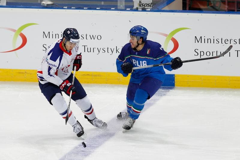 Ice Hockey. World Championship Division 1A. Italy - Korea. 29.04.2016