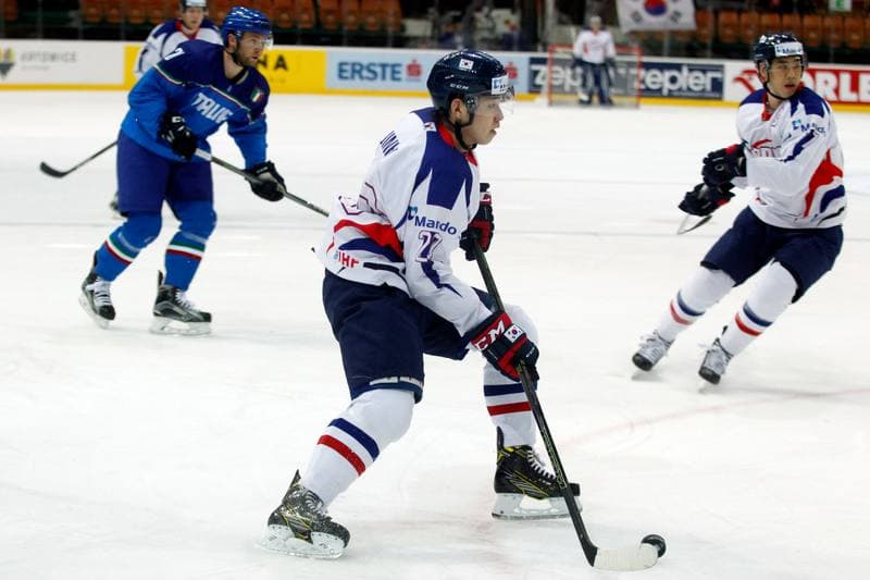 Ice Hockey. World Championship Division 1A. Italy - Korea. 29.04.2016