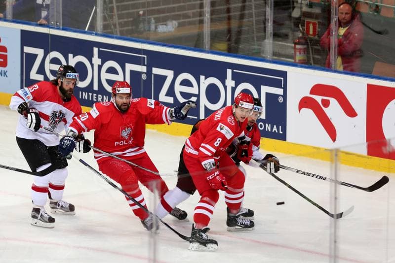 Ice Hockey. World Championship Division 1A. Poland - Austria. 27.04.2016