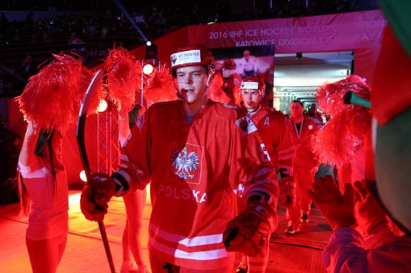 Ice Hockey. World Championship Division 1A. Poland - Austria. 27.04.2016