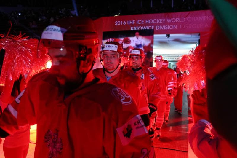 Ice Hockey. World Championship Division 1A. Poland - Austria. 27.04.2016