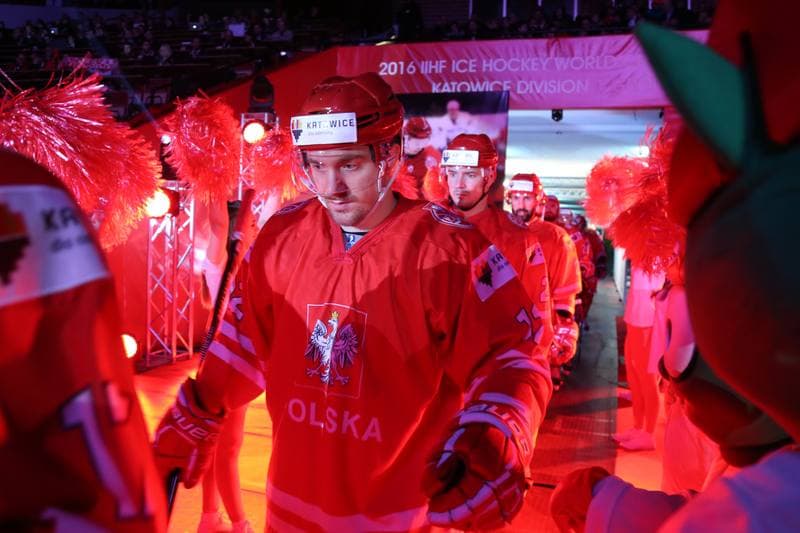 Ice Hockey. World Championship Division 1A. Poland - Austria. 27.04.2016