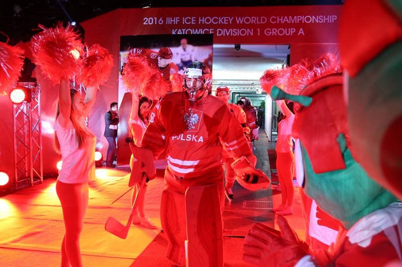 Ice Hockey. World Championship Division 1A. Poland - Austria. 27.04.2016