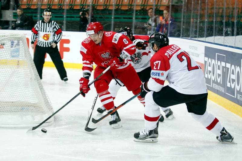 Ice Hockey. World Championship Division 1A. Poland - Austria. 27.04.2016